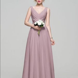 JJs House Dusk A-Line V-Neck Bridesmaid Dress 16